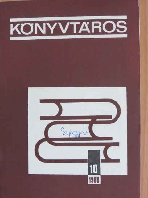 Bauer József - Könyvtáros 1980. október [antikvár]