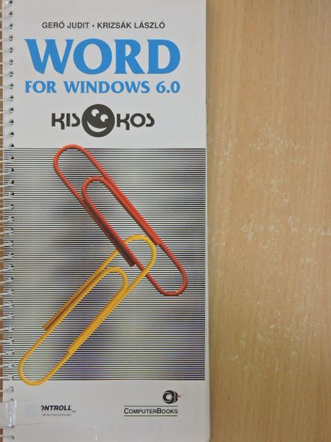Gerő Judit - Word for Windows 6.0 [antikvár]