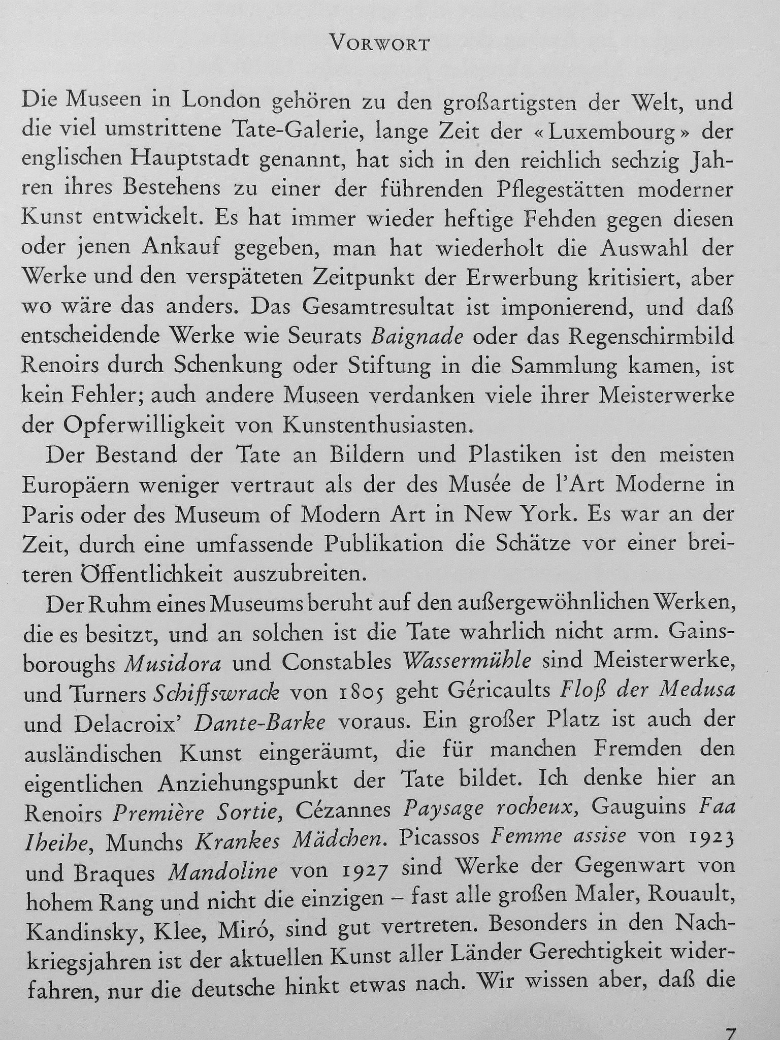 Sir John Rothenstein - Die Tate-Galerie [antikvár]