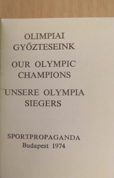 Olimpiai győzteseink (minikönyv) (számozott) [antikvár]