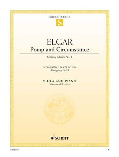 ELGAR - POMP AND CIRCUMSTANCE, MILITARY MARCH NO.1 FOR VIOLA AND PIANO (W.BIRTEL)