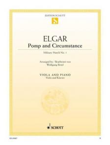ELGAR - POMP AND CIRCUMSTANCE, MILITARY MARCH NO.1 FOR VIOLA AND PIANO (W.BIRTEL)