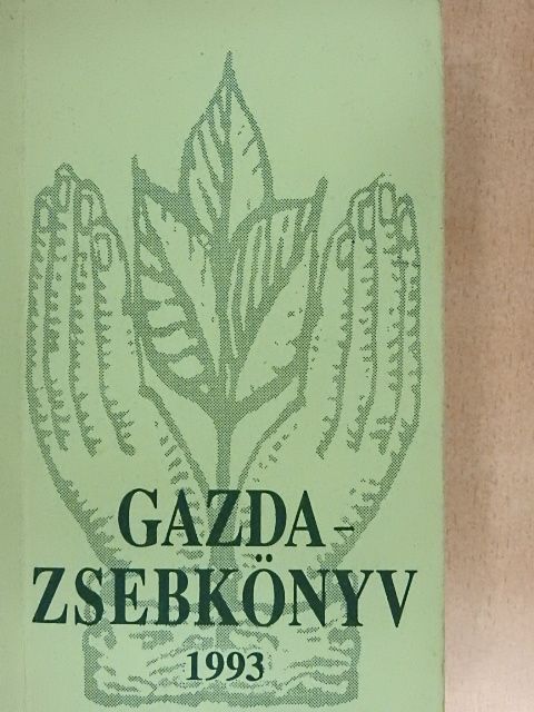 Buda Gábor - Gazdazsebkönyv 1993 [antikvár]