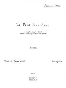 IBERT, JACQUES - LE PETIT ANE BLANC POUR CHANT ET PIANO, ANTIKVÁR PÉLDÁNY