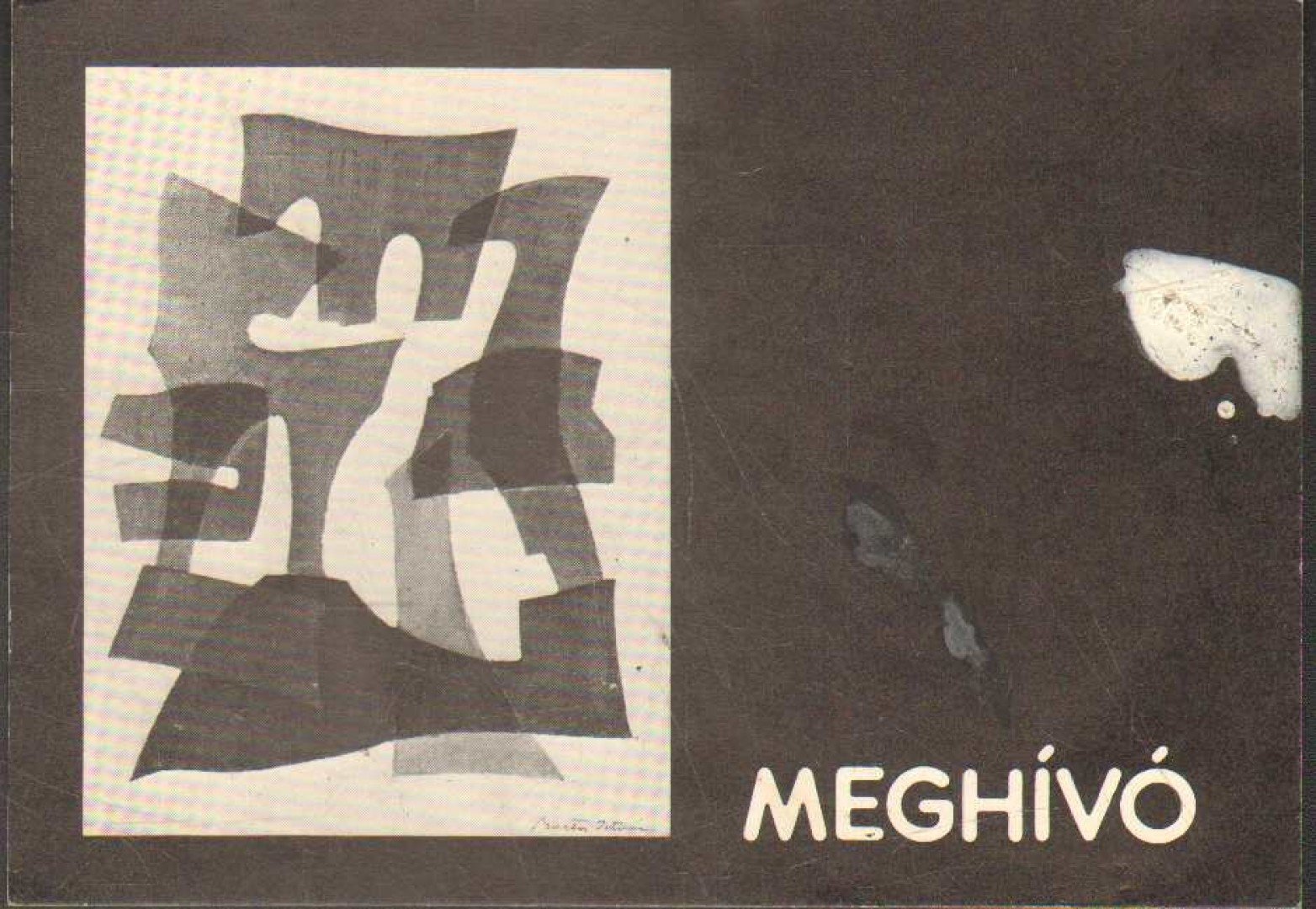 Meghívó Barta Mária és Barta István festőművészek kiállításának megnyitójára [antikvár]