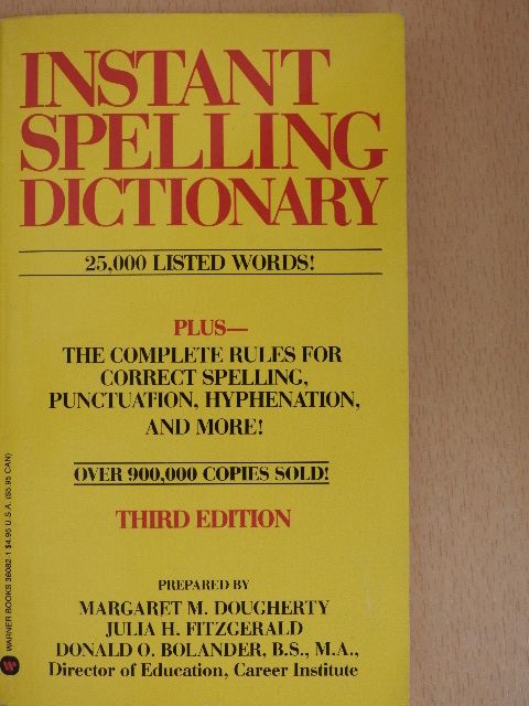 Instant Spelling Dictionary [antikvár]