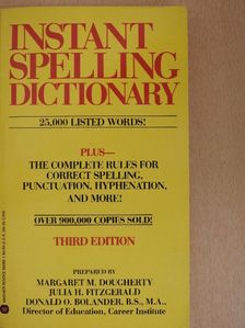 Instant Spelling Dictionary [antikvár]