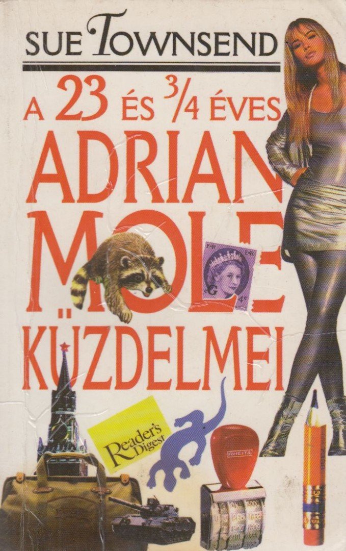 Sue Townsend - A 23 és 3/4 éves Adrian Mole küzdelmei [antikvár]