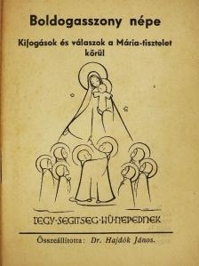 Boldogasszony népe [antikvár]
