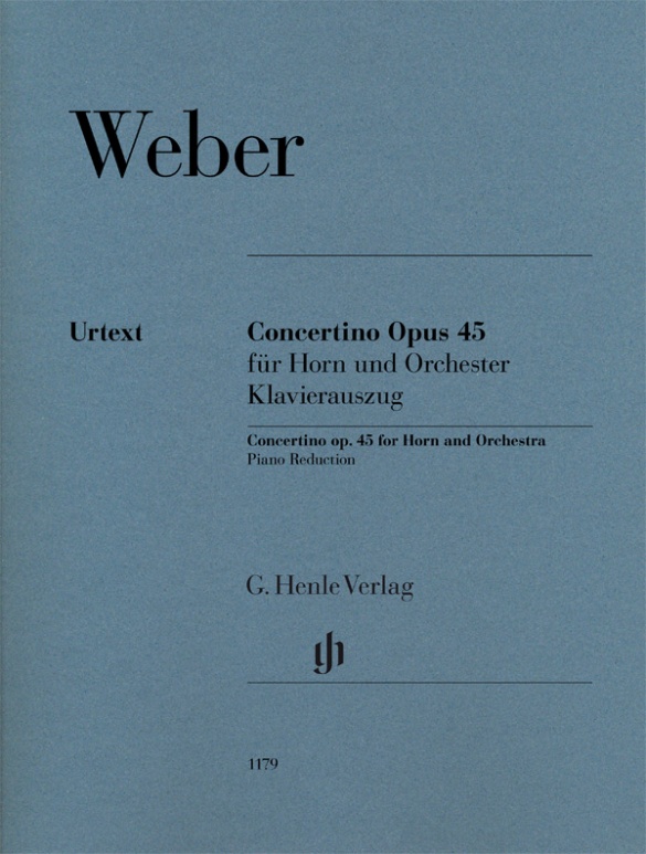 WEBER - CONCERTINO OP. 45 FÜR HORN UND ORCHESTER KLAVIERAUSZUG