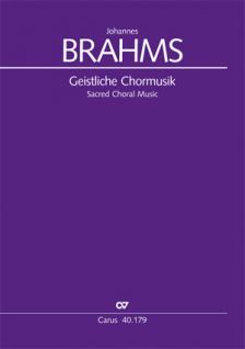 BRAHMS JOHANNES - GEISTLICHE CHORMUSIK - GESAMTAUSGABE DER MOTETTISCHEN WERKE