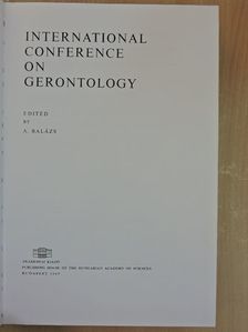 I. Banga - International Conference on Gerontology [antikvár]