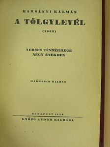 Harsányi Kálmán - A tölgylevél [antikvár]