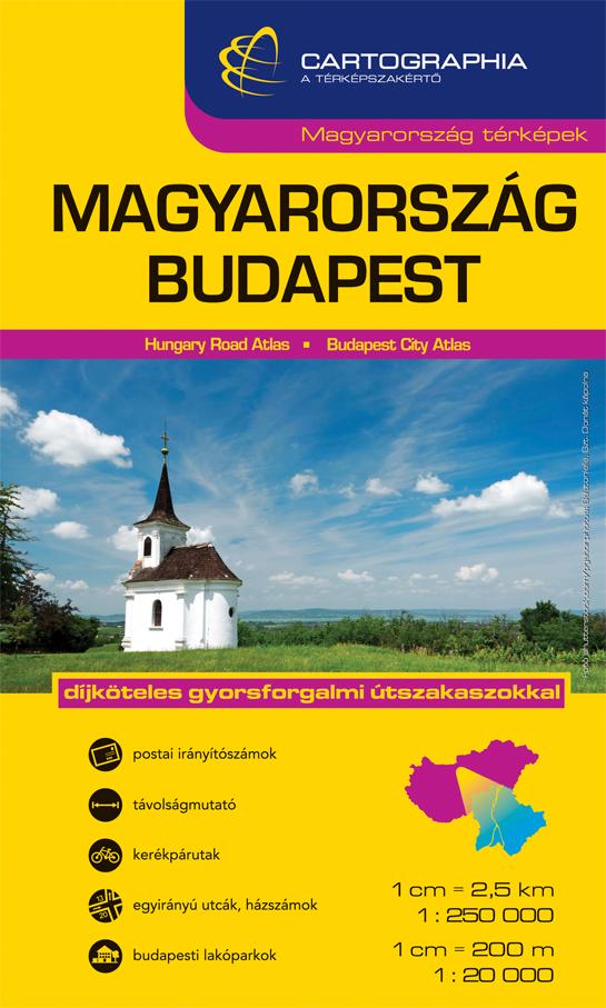 Cartographia Kiadó - Magyarország + Budapest kombi atlasz