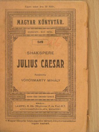 Shakspere - Julius Caesar [antikvár]
