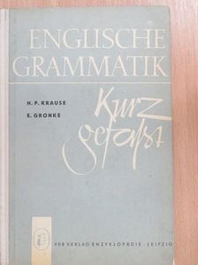 Herbert Paul Krause - Englische Grammatik - Kurzgefasst [antikvár]