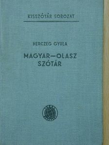 Herczeg Gyula - Magyar-olasz szótár [antikvár]