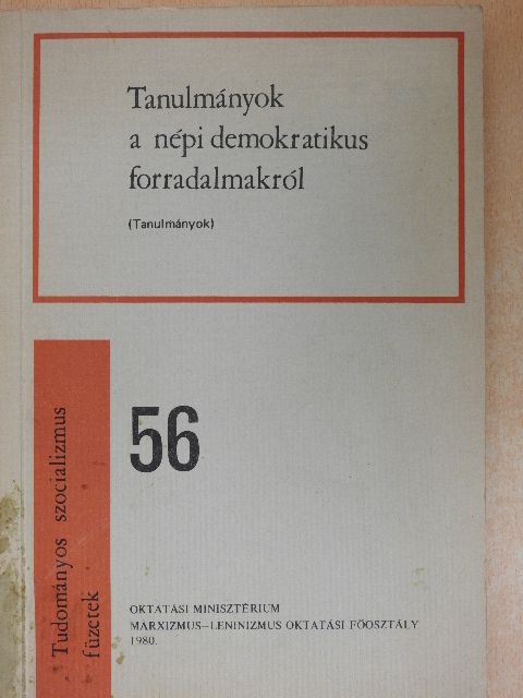 Ábri Gábor - Tanulmányok a népi demokratikus forradalmakról [antikvár]