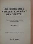 Dálnoki Miklós Béla - Az ideiglenes nemzeti kormány rendeletei I. [antikvár]