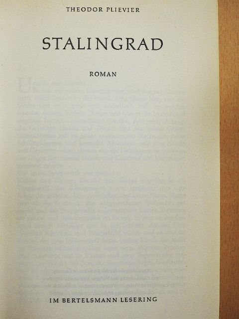 Theodor Plievier - Stalingrad [antikvár]