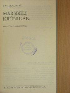Ray Bradbury - Marsbéli krónikák [antikvár]