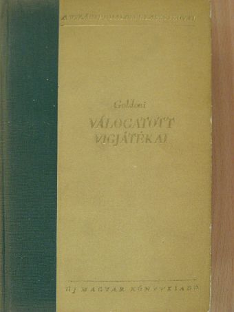 Carlo Goldoni - Goldoni válogatott vígjátékai [antikvár]
