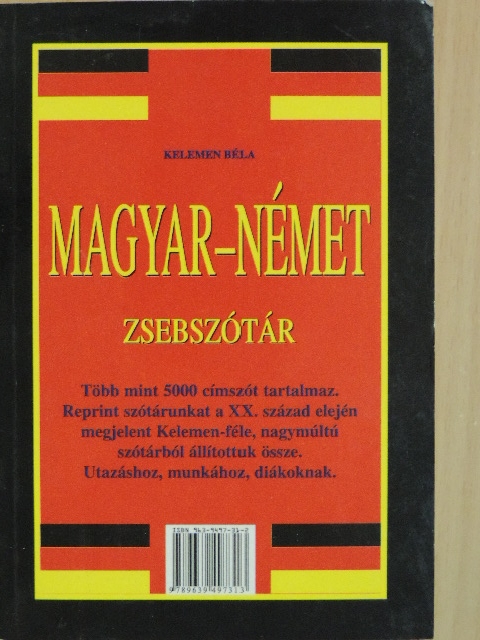 Magyar-német/német-magyar zsebszótár [antikvár]