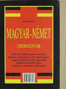 Magyar-német/német-magyar zsebszótár [antikvár]