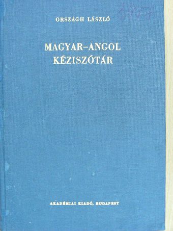 Országh László - Magyar-angol kéziszótár [antikvár]