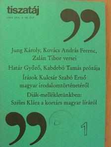 Böjti Gábor - Tiszatáj 1994. január [antikvár]