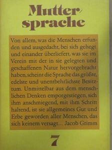 Horst Naumann - Muttersprache 7. [antikvár]