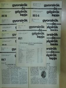 Dr. Kappa György - Gyorsírók és Gépírók Lapja 1989. január-december [antikvár]