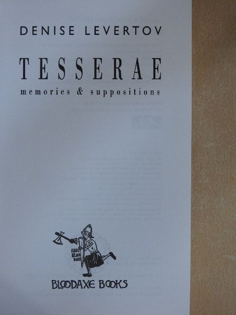 Denise Levertov - Tesserae [antikvár]