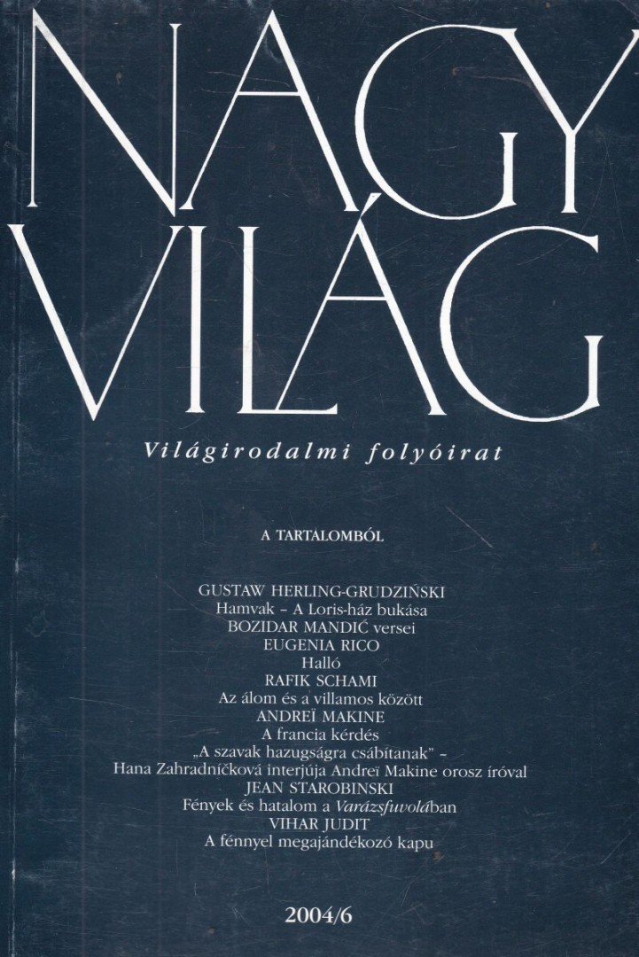 FÁZSY ANIKÓ - Nagyvilág 2004/6 [antikvár]