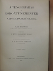 G. H. Darwin - A tengerjárás és rokontünemények naprendszerünkben [antikvár]