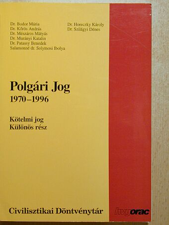 Dr. Kőrös András - Polgári jog 1970-1996. [antikvár]