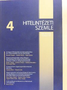 Benkő Dávid - Hitelintézeti szemle 2020. december [antikvár]