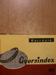 Gyorsindex-Korrózió 1979. január [antikvár]