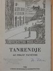 A Szegedi Orvostudományi Egyetem tanrendje az 1986/87. tanévre [antikvár]