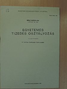 Egyetemes tizedes osztályozás 69. [antikvár]