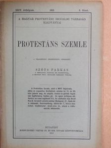 Ágoston Sándor - Protestáns Szemle 1912. március  [antikvár]