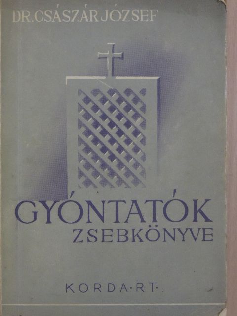 Gyóntatók zsebkönyve [antikvár]