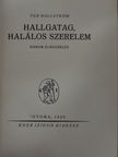 Per Hallström - Hallgatag, halálos szerelem [antikvár]