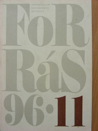 Ágh István - Forrás 1996. november [antikvár]