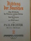 Paul Fechter - Dichtung der Deutschen (gótbetűs) [antikvár]