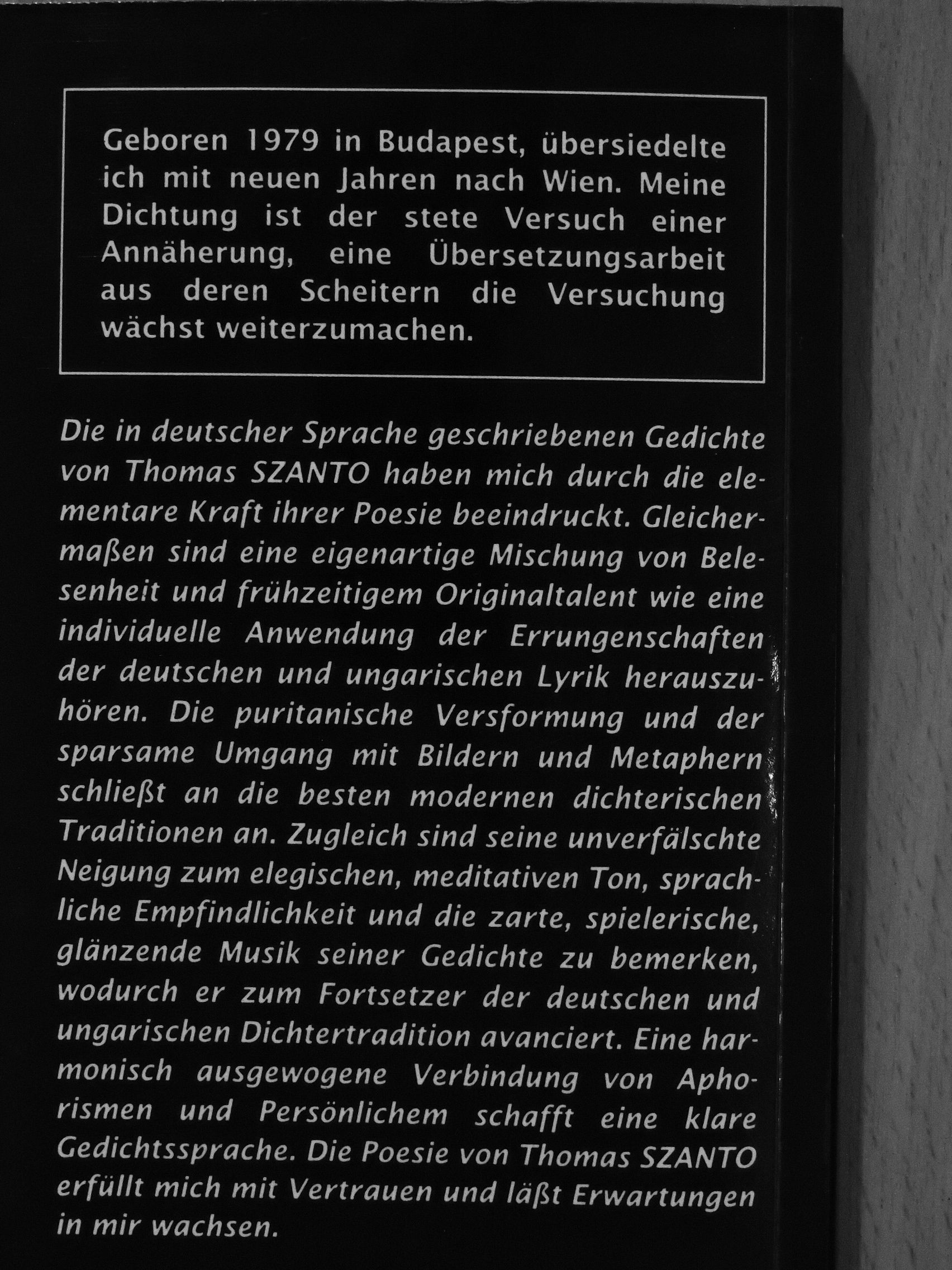 Szántó Tamás - Annähern (dedikált példány) [antikvár]