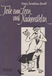 Hans-Joachim Arndt - Texte zum Lesen und Nacherzählen [antikvár]