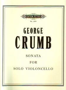 CRUMB, GEORGE - SONATA FOR SOLO VIOLONCELLO