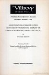 Ingemar Hjorth - Significance of Light in the Initiation of Morning Display of the Black Grouse /Lyrurus Tetrix, L./ (A fény szerepe a nyírfajd reggeli megjelenésében) [antikvár]