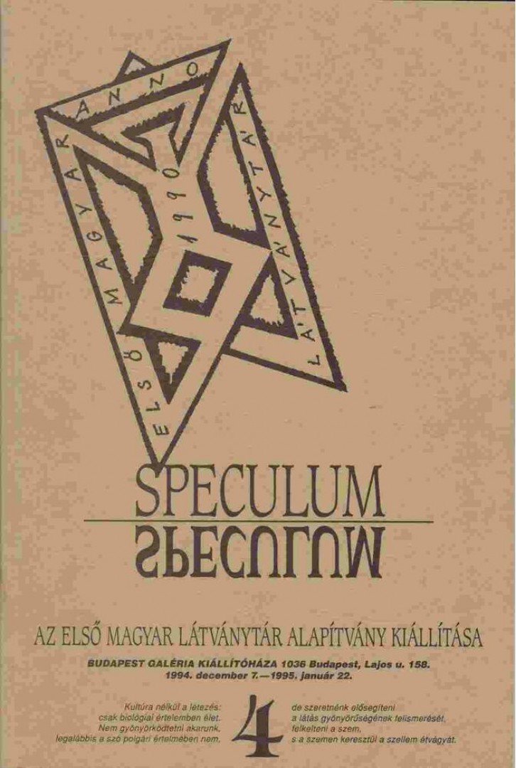 Schmal Károly (szerk.), Sebők Zoltán - Speculum [antikvár]